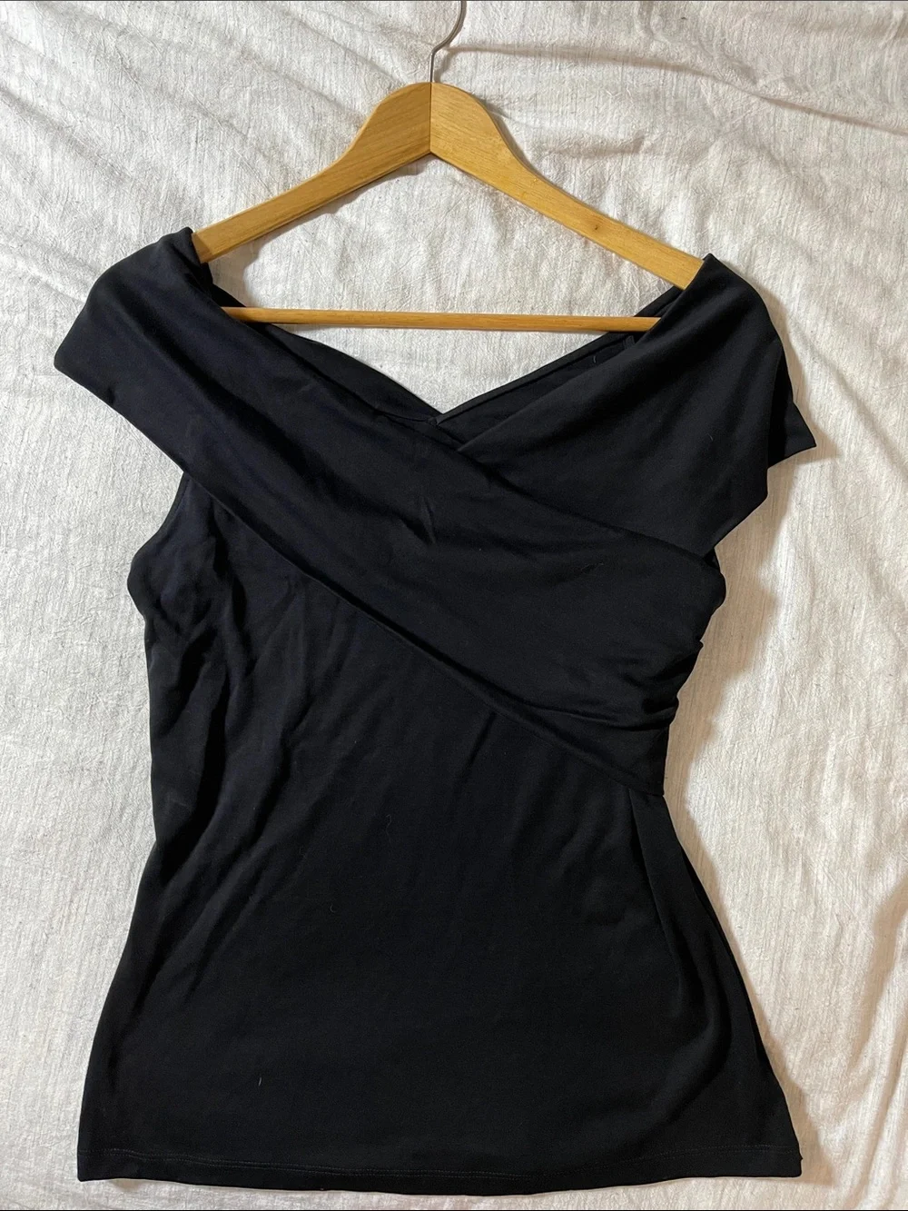 Theory Kellay Black Off-Shoulder Top - Picture 5 of 5
